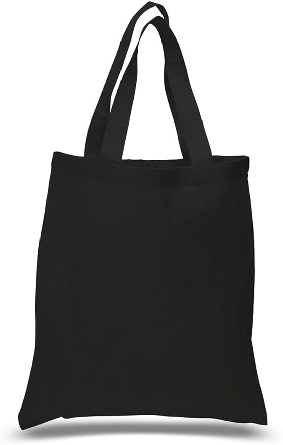 black tote bag cotton
