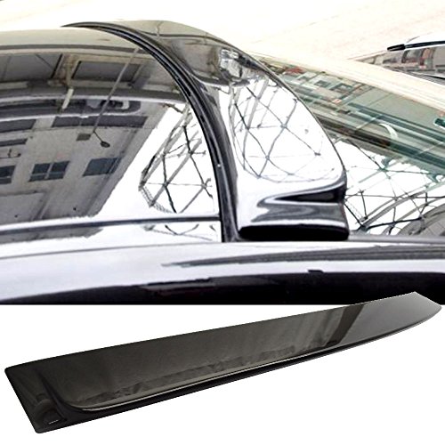 Roof Spoiler Compatible With Pre-painted 2005-2011 3 Series E90 4DR, AC Painted #668 Jet Black - Other Color Available Rear Trunk Tail Spoiler Wing by IKON MOTORSPORTS, 2007 2008 2009 2010