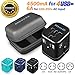Bonaker Universal Travel Adapter Power Converters All-in-One International AC Plug Adapter Fast Charging Outlet with Smart 4 USB Ports(4.5A) for US UK AUS EU More Than 150 Countries in Black