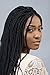Wow Braids Box Braid Wig - Knotless Braided Wigs for Black women, with 360 glueless Full Swiss Lace Cap, & Human Baby Hair Frontal, Synthetic Long Neat African Handmade Braiding - 36