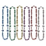 Beistle 80595-ASST 1-Pack Happy New Year Beads-of-Expression, 36-Inch