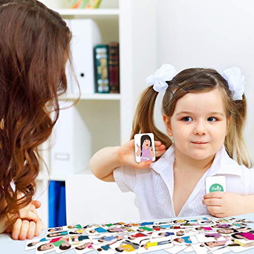 Thoughts & Feelings Speaking Cards – Card Game / Flash Cards for Developing Your Children’s Emotional Intelligence, Empathy and Social Skills – Also for CBT Therapy, Autism and Montessori Use