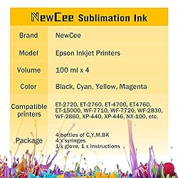 NewCee 400ml Sublimation Ink for Epson ET-2720