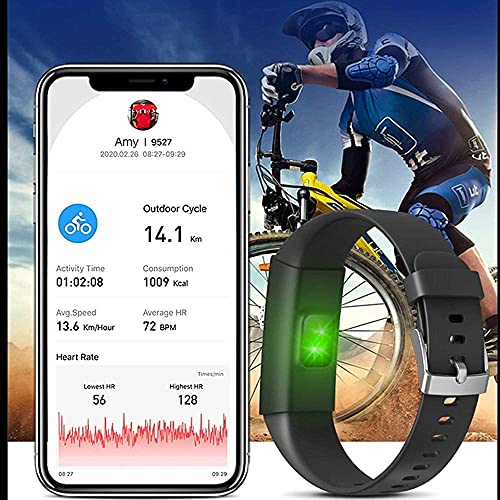 Fitness Tracker Health Watch with Heart Rate Sleep Temperature Monitor, Allday Activity Tracker