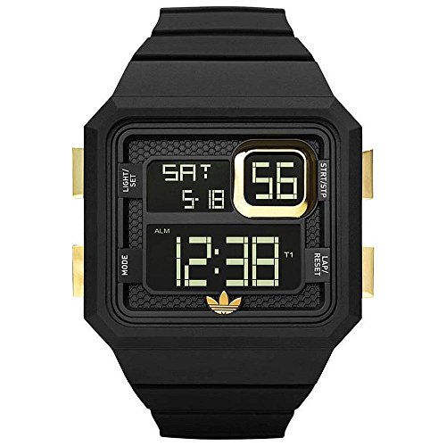 adidas watch black and gold