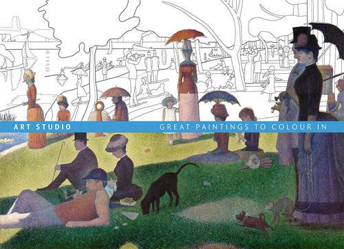 Art Studio Great Paintings to Colour In /anglais