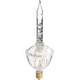 Vickerman 7 Light Gold Glitter Bubble Set – Mit Grünem Draht, 50,8 Cm Abstand, UL-Endverbinder