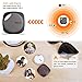 Key Finder Smart Tracker, H+LUX Phone Finder Bluetooth Key Finder with Anti-Lost Alarm Reminder, Replaceable Battery and App Control for Phone, Car Key, Wallet, Backpack, Luggage, Black