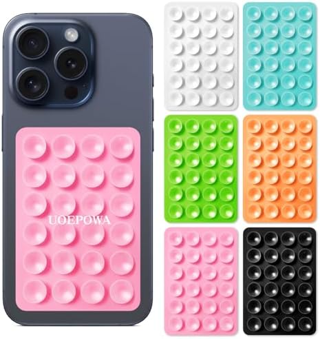 UOEPOWA Pcs Suction Phone Case Mount, Silicone Adhesive Mobile