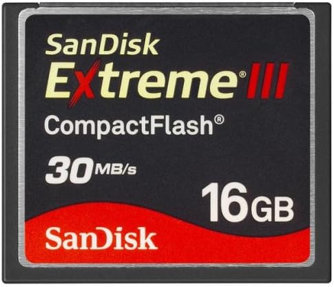 Amazon Com Sandisk Sdcfx3 016g A31 16 Gb Extreme Iii Compactflash Card Retail Package Electronics