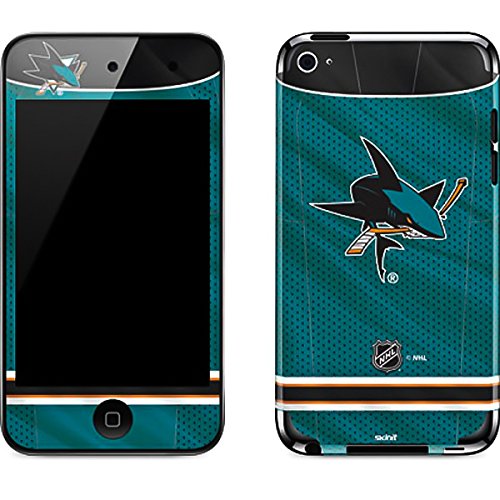 NHL San Jose Sharks iPod Touch (4th Gen) Skin - San Jose Sharks Home Jersey Vinyl Decal Skin For Your iPod Touch (4th Gen)