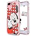 Logee TPU Mouse Cute Cartoon Clear Case for iPhone 8 Plus/7 Plus 5.5”,Fun Kawaii Animal Soft Protective Cover,Ultra-Thin Shockproof Funny Character Cases for Kids Teens Girls Boys(8Plus)