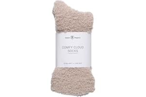 Modern Elegance Comfy Cloud Socks - Ultra-Soft Cozy Sleep Socks for Women & Men | Luxurious Fuzzy Fabric for All-Day Comfort 