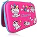 Pencil case for kids, Kidberry pencil case for kids,pencil pouch, girls pencil case for school, cute unicorn 3D design pencil box, cute pencil pouch