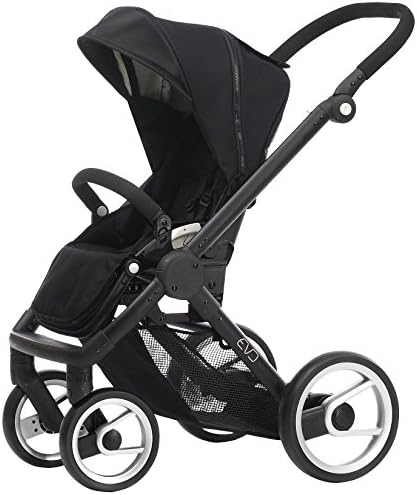 Mutsy Evo Stroller with Black Frame, Black