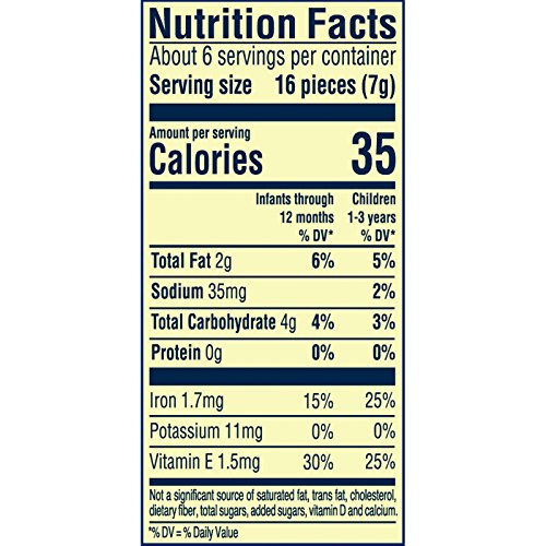 Gerber Stage 3 Mild Cheddar Lil Crunchies Snack, 1.48 Oz, 6 Pack