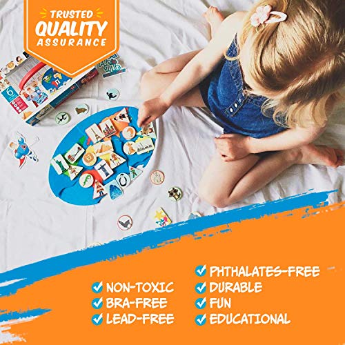 Picnmix Continents Globes for Children Board Game Map of The World