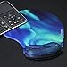 lizimandu Non Slip Mouse Pad Wrist Rest for Office, Computer, Laptop & Mac - Durable & Comfortable & Lightweight for Easy Typing & Pain Relief-Ergonomic Support(Northern Light)