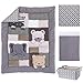 NoJo Play Day Pals Elephant/Bear/Lion/Zebra Animal 4 Piece Nursery Crib Bedding Set, Grey, Tan, Taupe, White