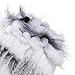 Queenfur Real Knitted Rex Rabbit Fur Hat Women Rex Rabbit Fur Flower Top Cap