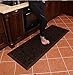 Amcomfy Anti Fatigue Kitchen Mat Cushioned Non Slip Comfort Floor Mats, Standing Mats for Home Kitchen Sink Office Standing Desk Standup Desk Riser Laundry (Dark Brown, 24
