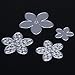 Whitelotous Cutting Dies Cut Dies Stencil Metal Template Mould for DIY Scrapbook Album Paper Card (4 Size Flower)