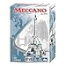 Meccano-Erector 2 in 1 Model Kit: Eiffel Tower & Brooklyn Bridge