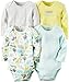 Carter's Baby Multi-pk Bodysuits, Yellow, 18 Months