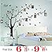 Wall Sticker - Art Stickers Waterproof Wall Decals, 6'(h) X 9'(w) Huge Size Family Photo Frame, Tree and Birds Pattern, for Home Kitchen Bedroom Living Room Decor
