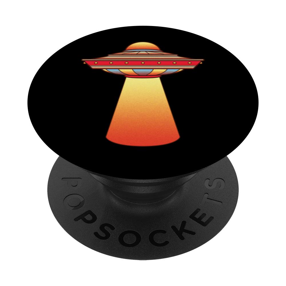Alien Abduction UFO Unidentified Flying Object Science Alien PopSockets PopGrip: Swappable Grip for Phones & Tablets