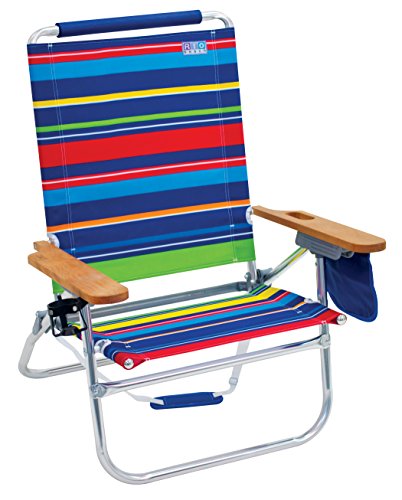 Rio Beach Beach Bum Beach Chair, Bright Stripe