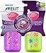 Philips Avent My Twist N Sip Straw Cup, 12 Ounce, Pink/Purple/Green, Stage 3