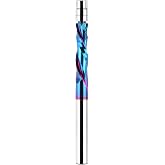 Up Down Compression Spiral Flush Trim Router Bit, 1/4 Inch Shank Solid Carbide Flush Trim Router Bits CNC Spiral Bit with Nano Coating by EANOSIC