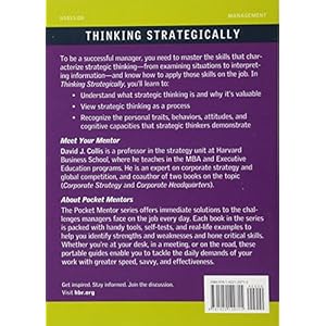 Thinking Strategically (Pocket Mentor)