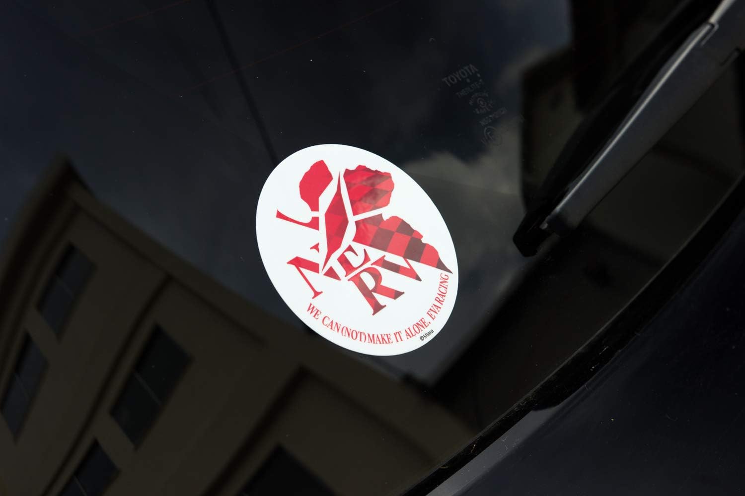 Amazon エヴァンゲリオンレーシング Eva Racing ステッカー Nerv ロゴ サークル キャラクターステッカー アニメ ライセンス商品 Lcs1229 Gs 公式グッズ アニメ 萌えグッズ 通販