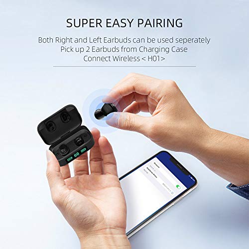 Bluetooth Headphones, STOGA H01 Plus Wireless Earbuds IPX7 Waterproof Earphones TWS?True Wireless  - //coolthings.us