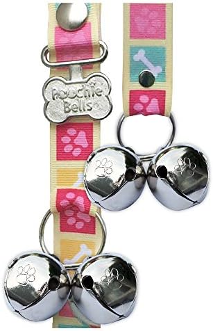 PoochieBells Verified Potty Training Dog Doorbells, Simple and Effective Puppy Housetraining Bell Tool with Easy, Step-by-Step Instructions Dog's Life Collection