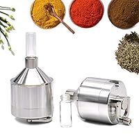 DmHirmg Powder Spice Grinder Hand Mill Funnel (Sliver 1 pc)