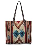 Southwest Boutique Wool Tote Purse Bag Native American Western Style Handwoven