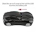 CHUYI Cool Car Shaped Wireless Mouse 1600DPI Optical Portable Cordless Mice with USB Receiver for Travel Business Office School Home Gift (Black)