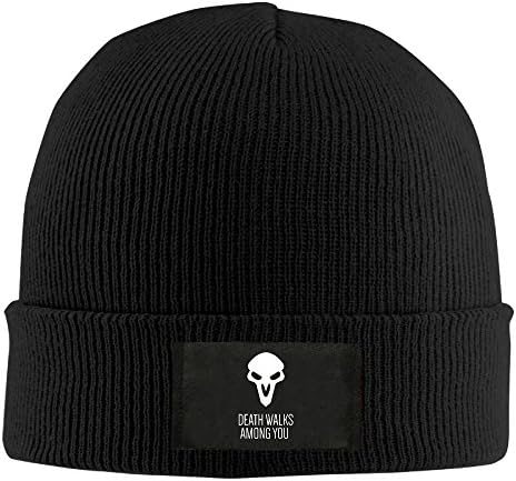Overwatch Reaper Stretchy Kint Slouchy Hat Beanies Cap Black