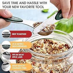 Spring Chef Magnetic Measuring Spoons Set, Dual