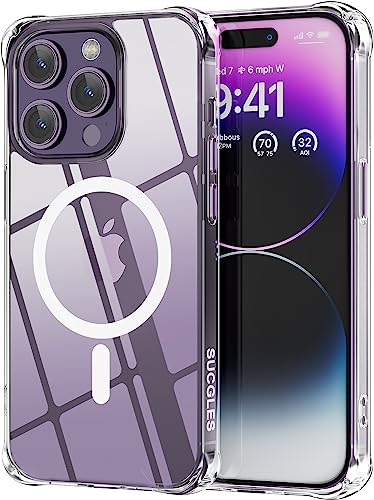 SUCGLES for iPhone 14 Pro Case, [Strongest