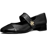 Tory Burch Women's Cap Toe Mary Jane Ballet Heels 25mm