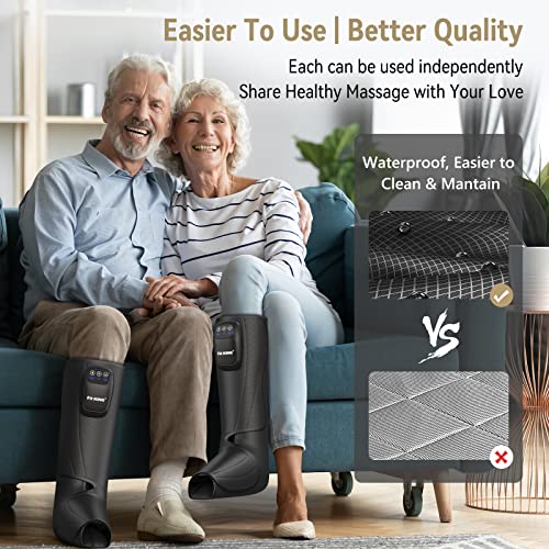 FIT KING Cordless Foot and Leg Massager, Rechargeable Foot and Calf