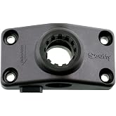Scotty #241L-BK Locking Side Deck Mounting Bracket | Secure Side-Deck Mount for Scotty Rod Holders &amp; Accessories, Heavy-Duty, Fishing Accessory