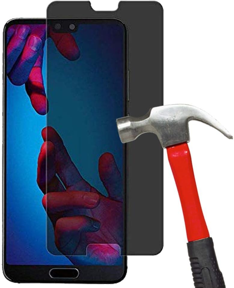 [2-Pack] Privacy Anti-Spy Case-Friendly Tempered Glass Screen Protector for Huawei P20 Pro (Privacy)