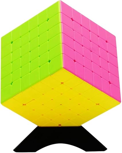 D Eternal Rubik Rubix Cube 6x6 High Speed Stickerless Magic Rubic Cube Puzzle,Multicolor