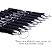 Sunacme 18-Piece 0.5mm Tip Retractable Black Gel Ink Roller Ball Pens, Fine Point - Comfort Grip, Smooth Writing