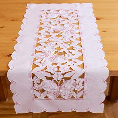 Kamaca Tablecloth with Rose Magical Design 85 x 85 cm, Polyester, Schmetterlinge 40x90, 85x85 cm